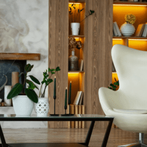 Interior room armchair
